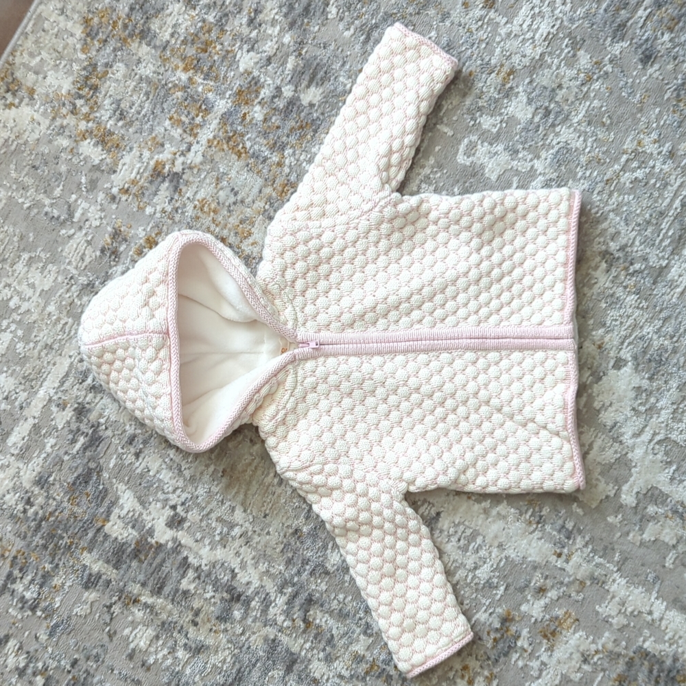 Girl's 12-18 month fleece lined sweater NWT